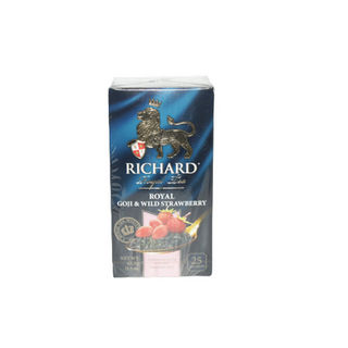Чай черный Ричард Роял Гожи и Вилд Страуберри с земляникой и ягодами годжи 25пак